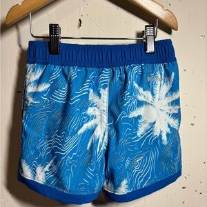 Columbia Kids Blue and White Patterned Shorts